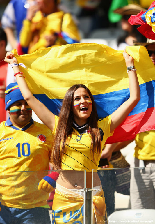 Wow, beautiful fans of the World Cup! Adding some patches to the clothes would be even better!