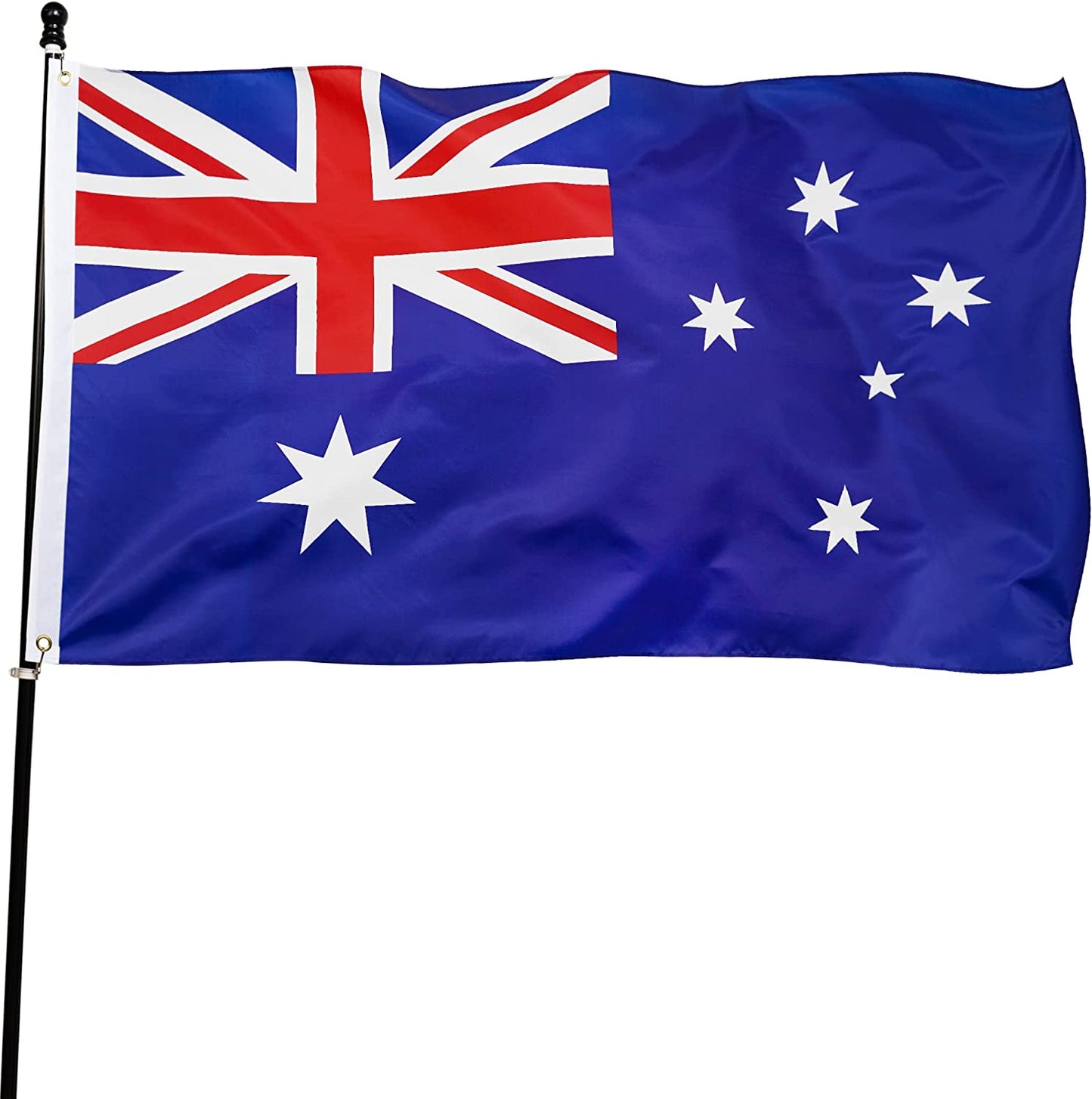 Hanylulu Australia Flag Outdoor，Double Sided，Heavy Duty Australian National Flag，Brightly Colored Brass Grommets Premium Flag (3x5 Ft)