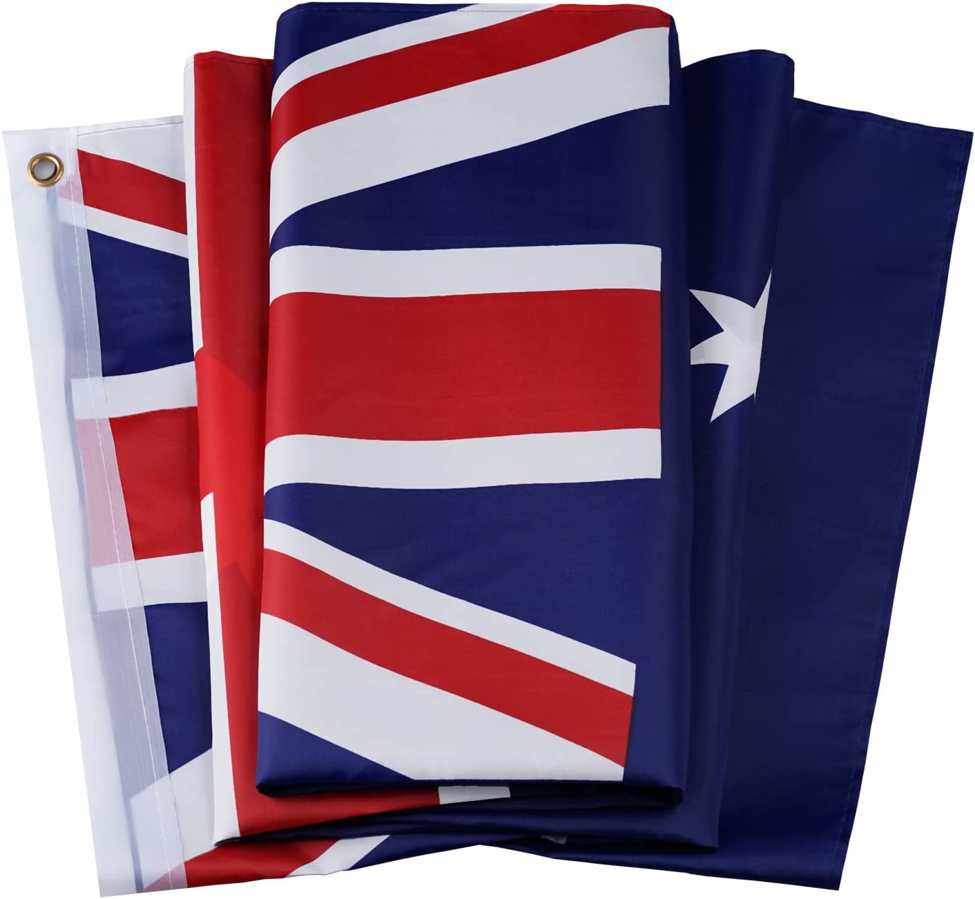 Hanylulu Australia Flag Outdoor，Double Sided，Heavy Duty Australian National Flag，Brightly Colored Brass Grommets Premium Flag (3x5 Ft)