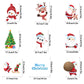 Hanylulu Christmas Window Decorations, 9 Style/192 PCS Stickers Decals DIY Window Clings Santa Claus Reindeer Penguin Snowman Christmas Window Decor Party Showcase Windows Glass Doors Supplies（BUY ON AMAZON)